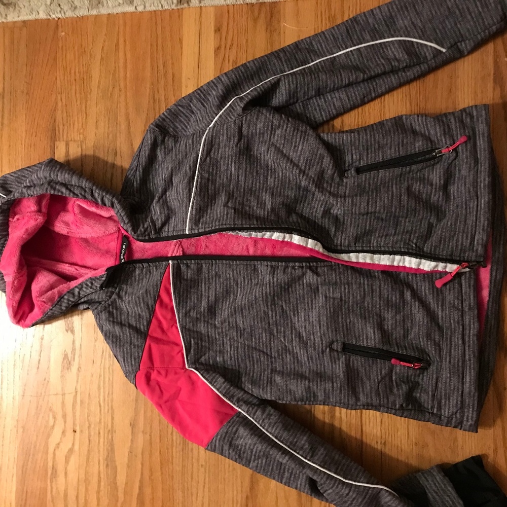 Snozu grey and pink jacket